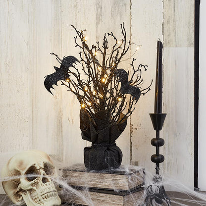 Spooky Lighted Halloween Tree