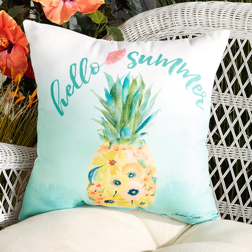 Indoor/Outdoor Fruity Tropical Pillows