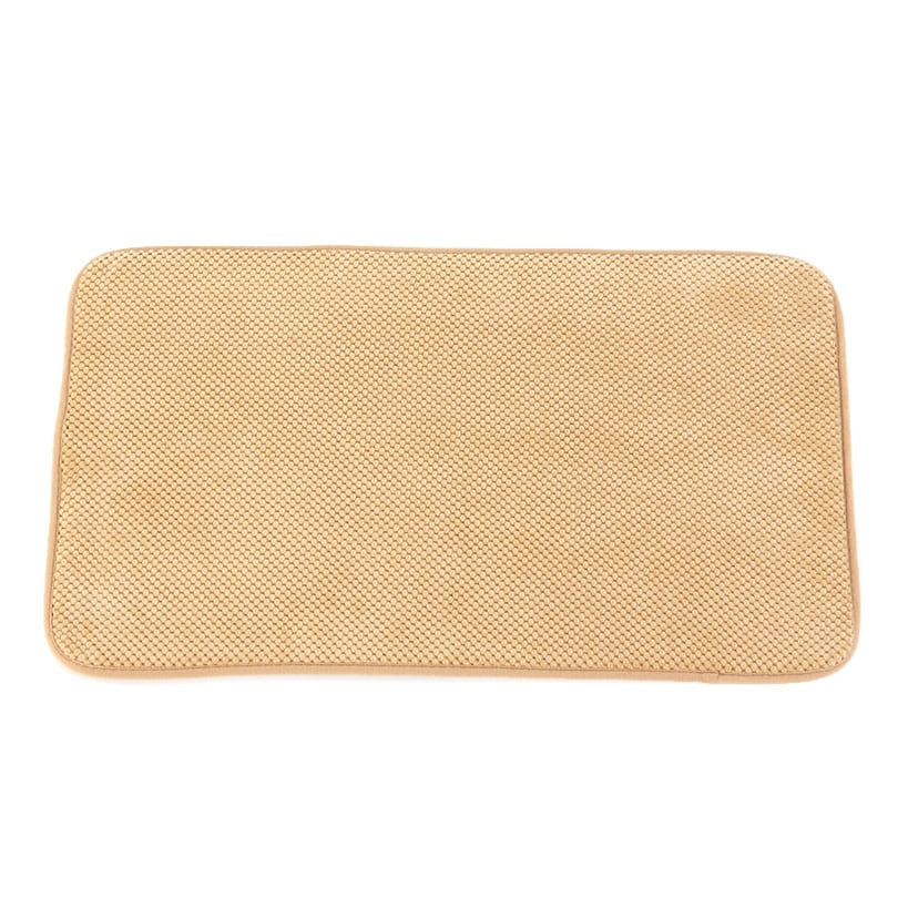 Memory Foam Beige Kitchen Rug