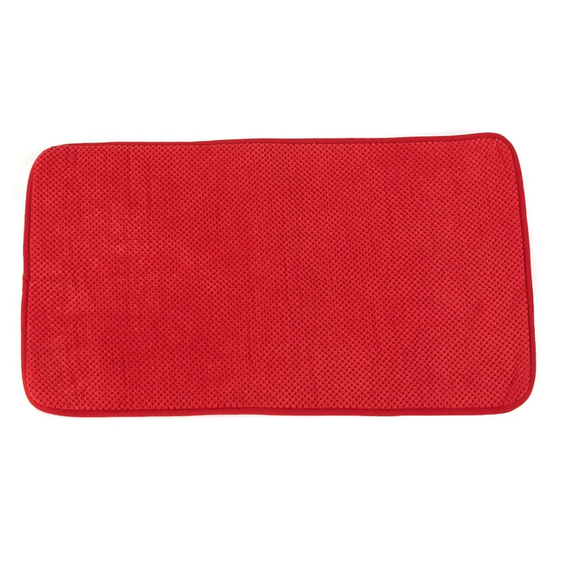 Memory Foam Beige Kitchen Rug