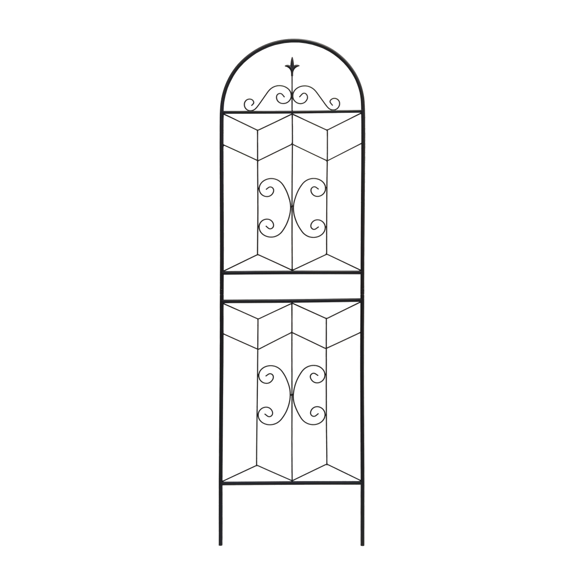 2 Pack Metal Garden Trellis 71" x 19.7" Rustproof Trellis for Climbing Plants Outdoor Flower Support Black - image 10
