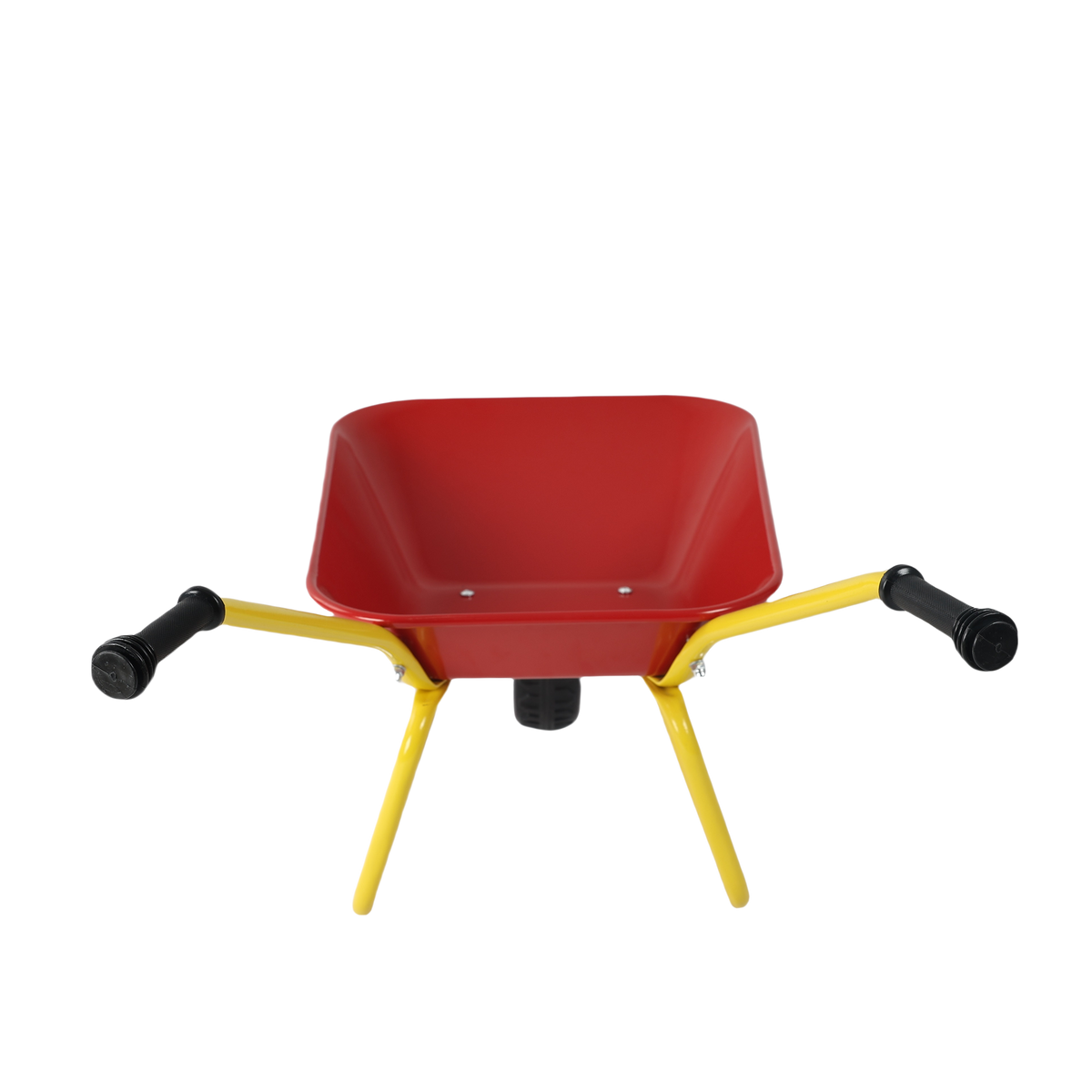 Children's metal wheelbarrow, Maximum load capacity: 33LBS,children's heavy wheelbarrow, metal structure wheelbarrow, steel tray, can be used in gardens, loading leaves, soil, sand, etc. (red) - image 18