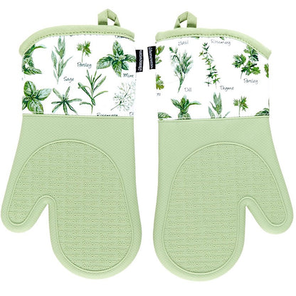 2-Pc. Silicone Printed Oven Mitts