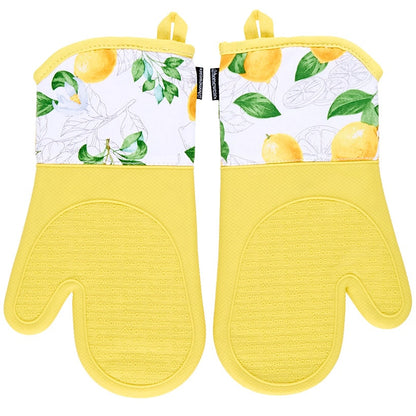2-Pc. Silicone Printed Oven Mitts
