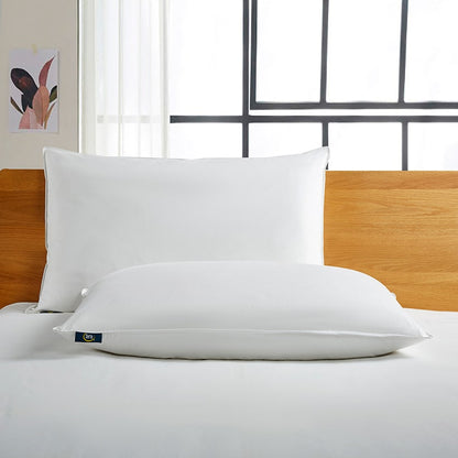 Serta White Goose Feather and Down Fiber Pillows 2-Pk.