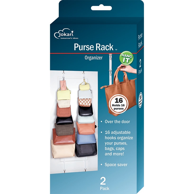 Over-the-Door Velcro Purse and Accessory Rack - 2-Pk.