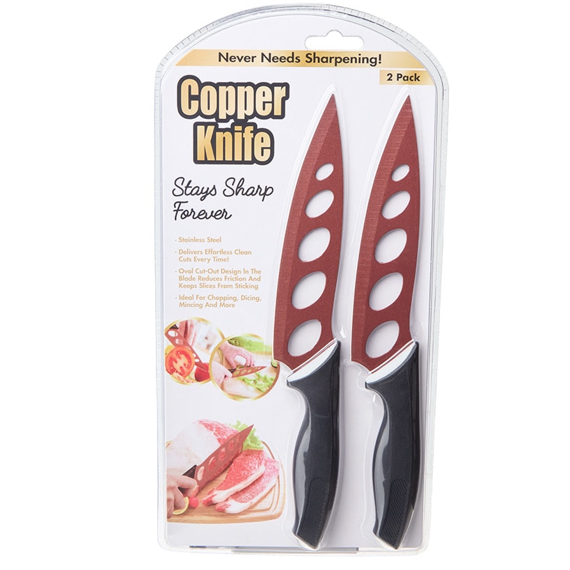 2-Pk. Sharp Forever Copper Knife