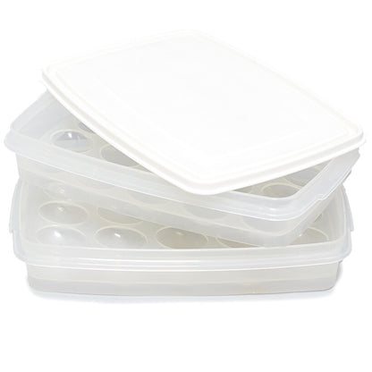 Food Storage Container for Deviled Eggs - 2-Tiers