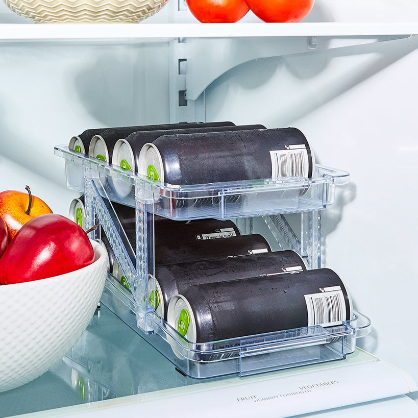 Expandable Kitchen Pantry Can Organizer - 2-Tier