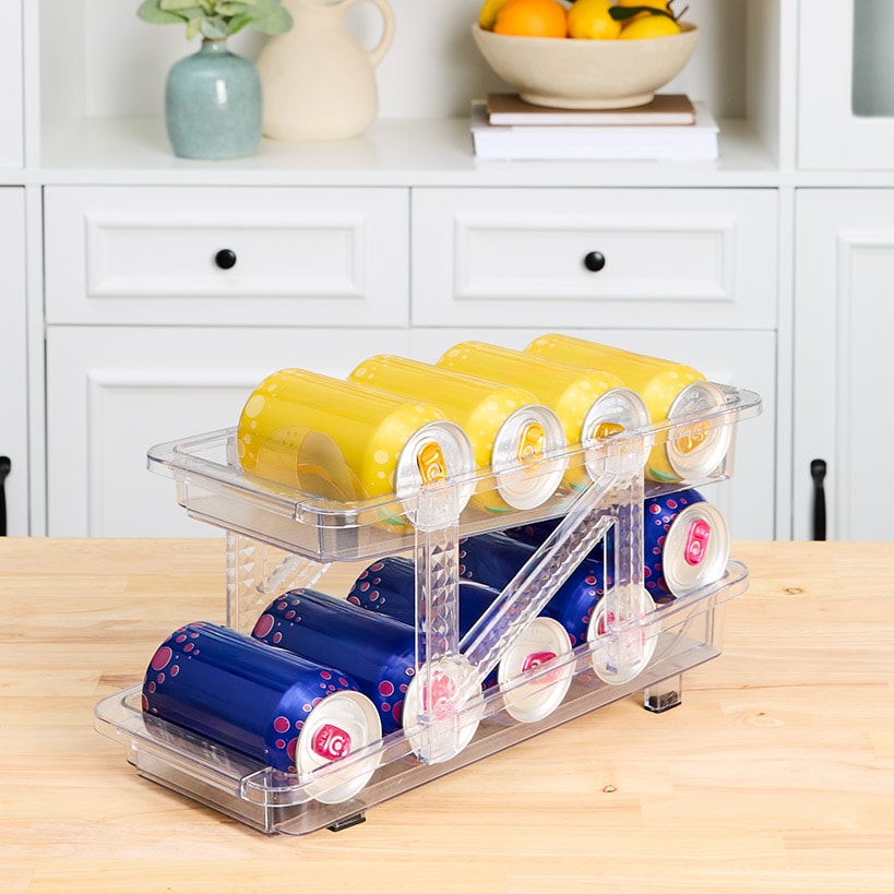 Expandable Kitchen Pantry Can Organizer - 2-Tier