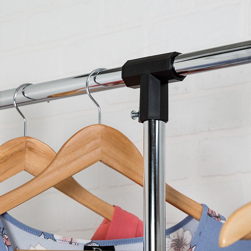 Rolling Clothes Rack 2-Tier