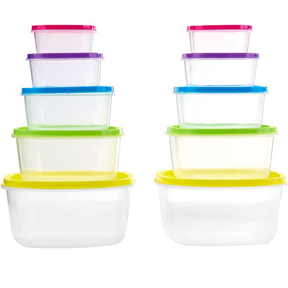 Food Storage Containers Set for Meal Prep - 20-Pc.