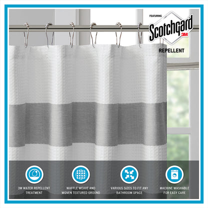 Shower Curtain with 3M Treatment Blue 72x72" - image 7