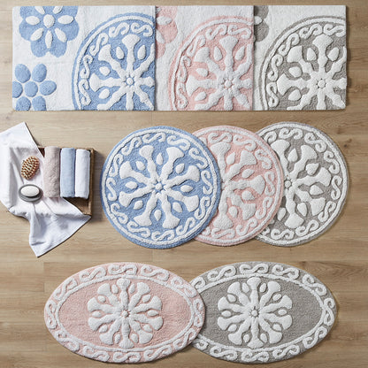 Medallion Cotton Tufted Bath Rug - image 8