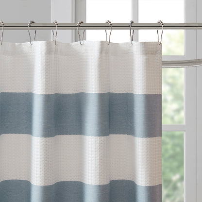 Shower Curtain with 3M Treatment Blue 72x84" - image 4
