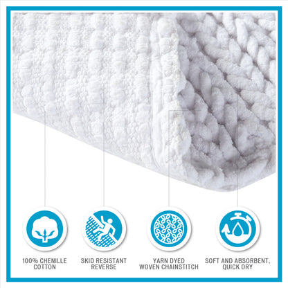 100% Cotton Chenille Chain Stitch Rug - image 7