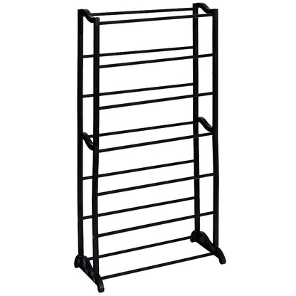 Metal Shoe Rack Organizer - Holds 21 Pairs