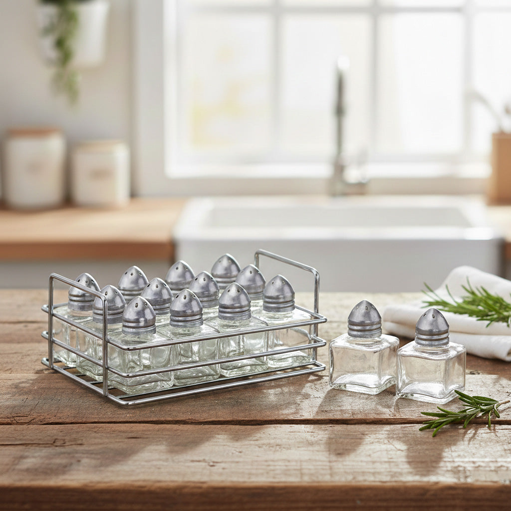 12-Pc. Mini Salt and Pepper Shaker Set | LTD Commodities