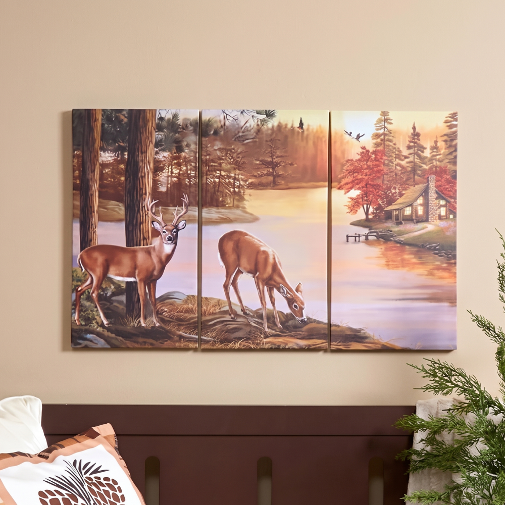 Woodland_Animal_Canvas_Wall_Art_Trio_-_Bear_or_Deer-20260807