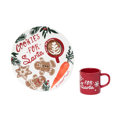 Cookies for Santa Plate and Mug Set