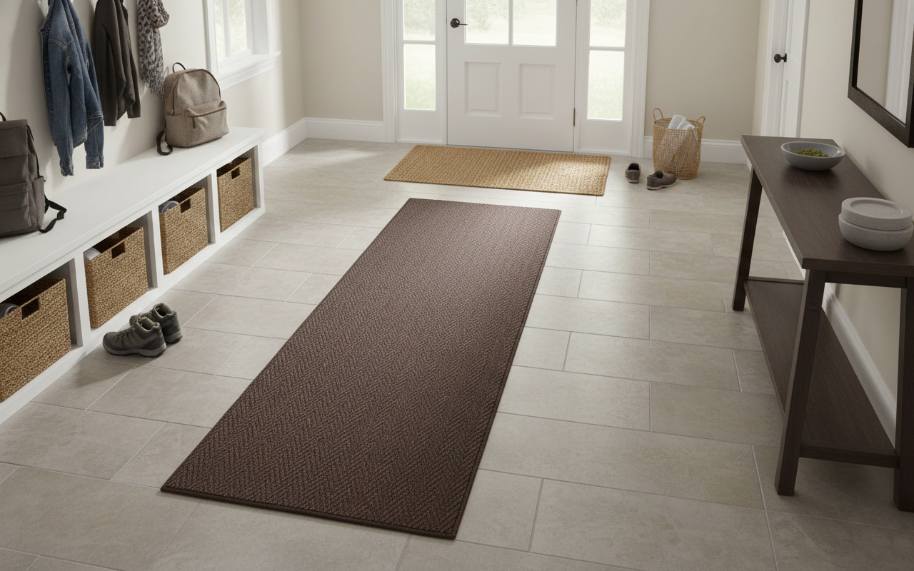 Utility Rug or Runner with Gel Back and Anti-Skid