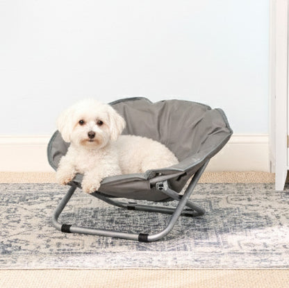 Pet Moon Chair Bed Foldable Indoor Outdoor Elevated Adjustable Height