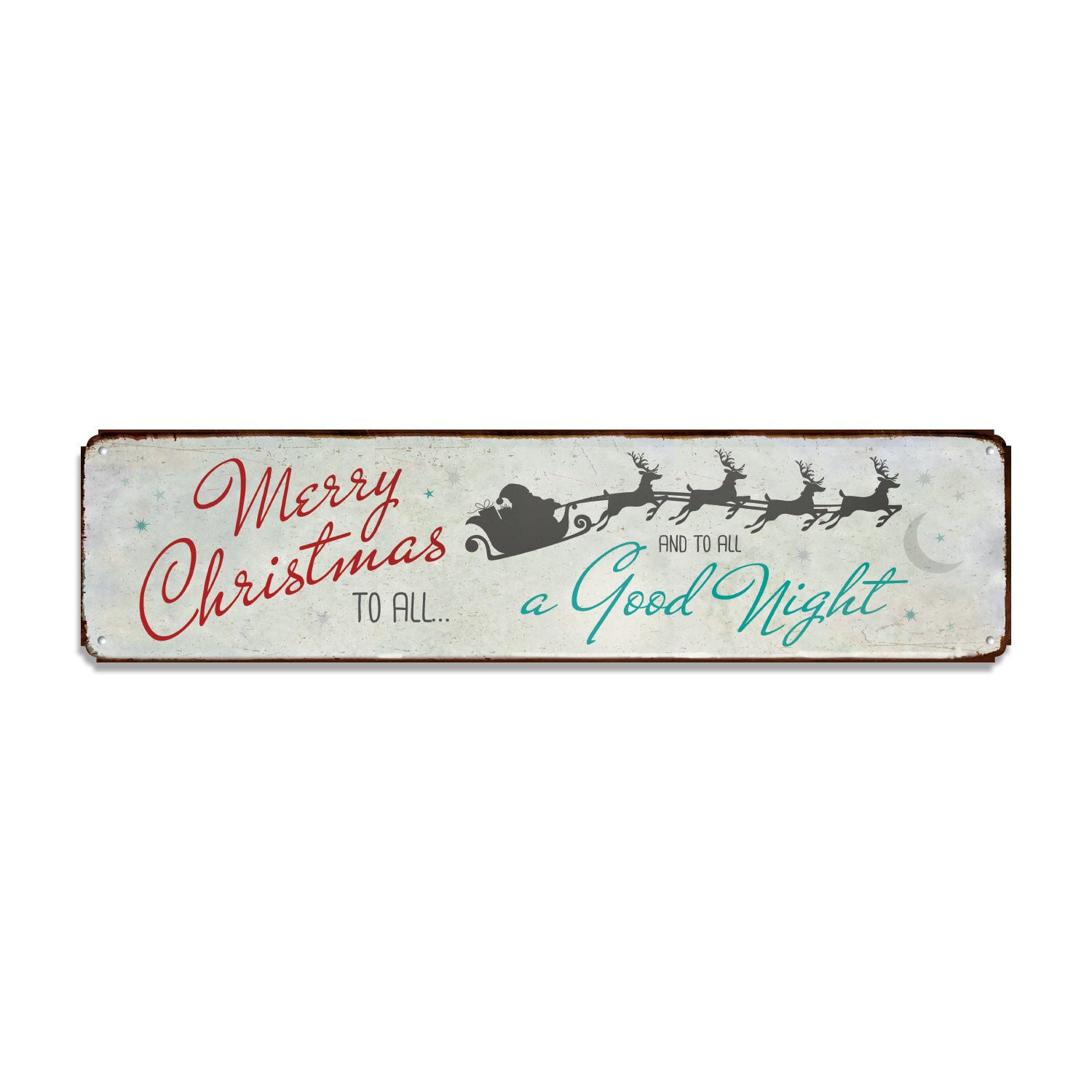 Festive Christmas Street Sign