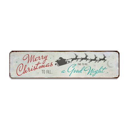 Festive Christmas Street Sign