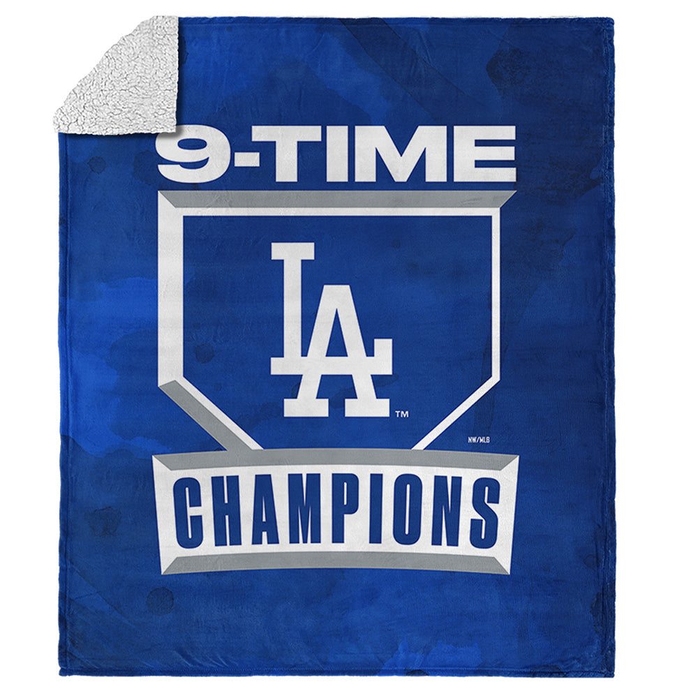 2025 MLB World Series LA Dodgers Sherpa Blanket