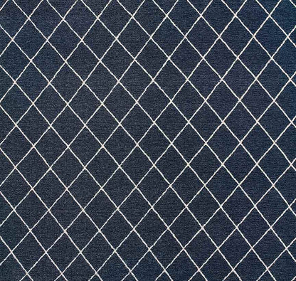 Lattice Area Rug Brown