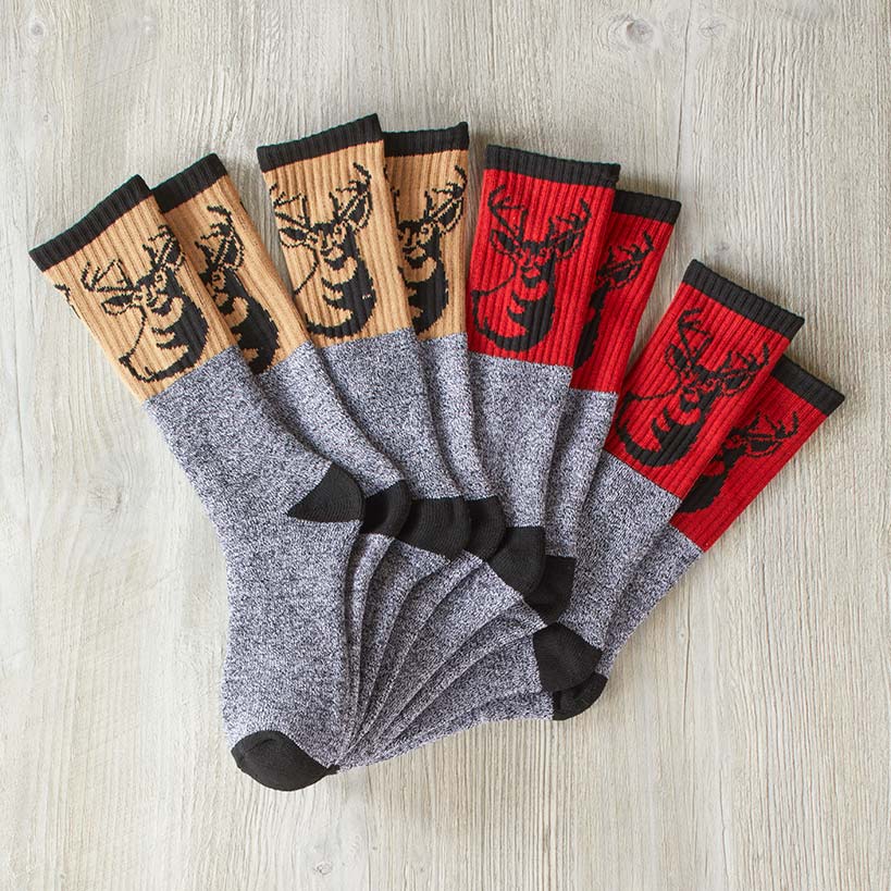 Outdoorsman Socks Bass Fishing 4 Pairs
