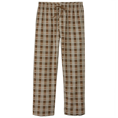 Men's Set of 3 Plaid Flannel Pants