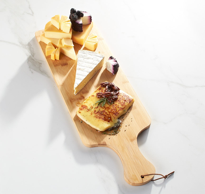 25" Bamboo Wood Serving Board