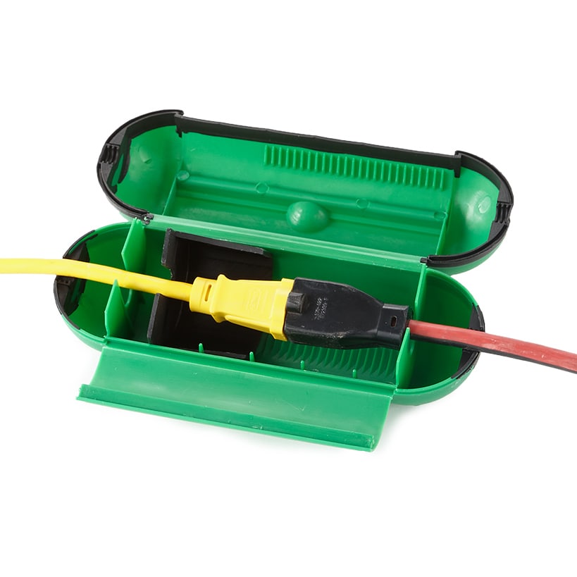 Extension Cord with Waterproof Safety Seal Connector Set of 2#select-color_green