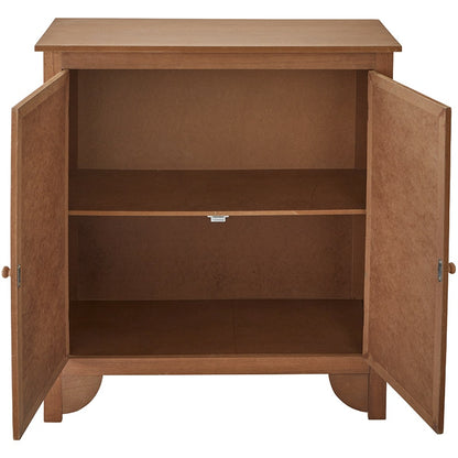 2-Door Cabinet with Circle Design