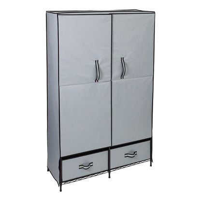 Portable Closet with 2 Drawers