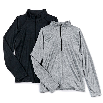 2-Pk. Zip Neck Performance Tops