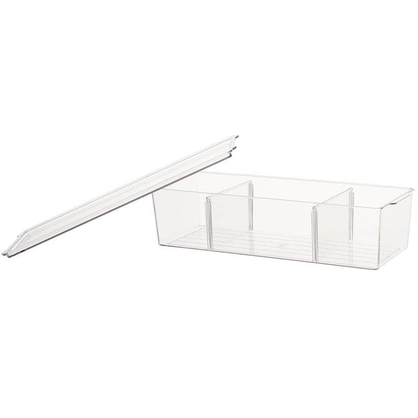 Snack Box Container with 3 Compartments