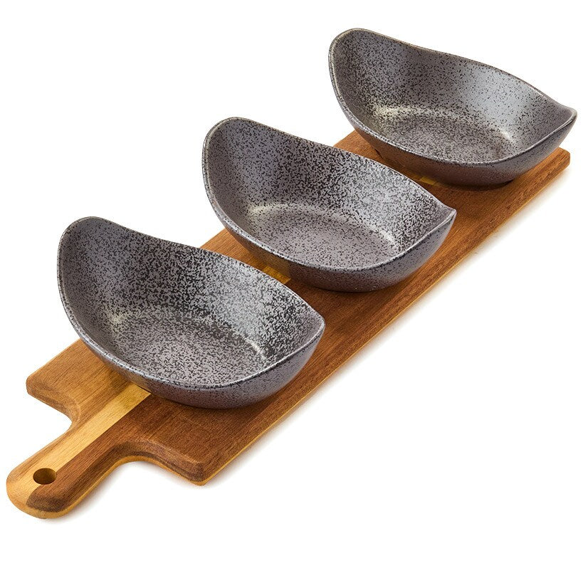 Gibson Elite Gracious Dining Serving Bowls with Wood Tray#select-item_3-pc.-bowls-with-wooden-tray