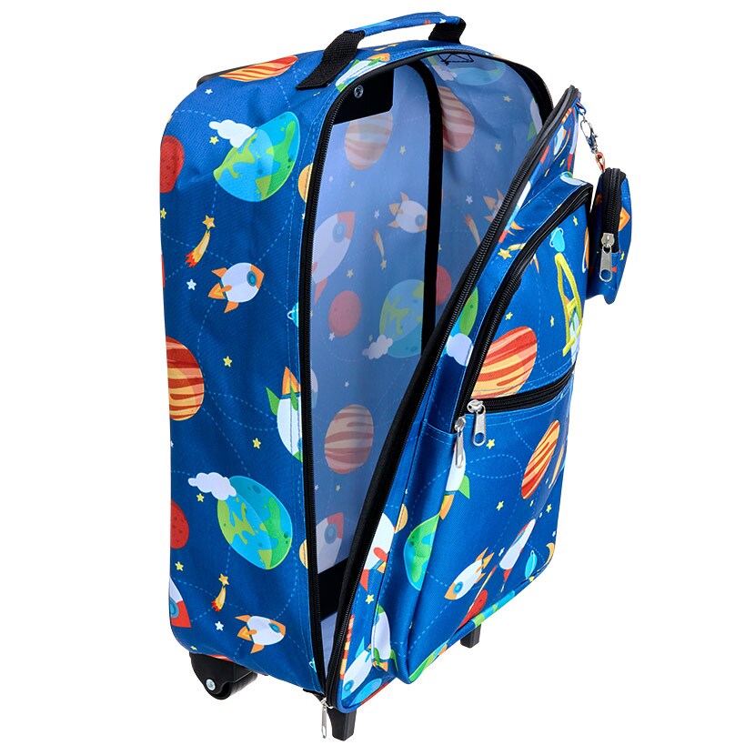 Kids' Monogrammed Space-Themed Luggage 3 Pc. Set#select-monogram_a