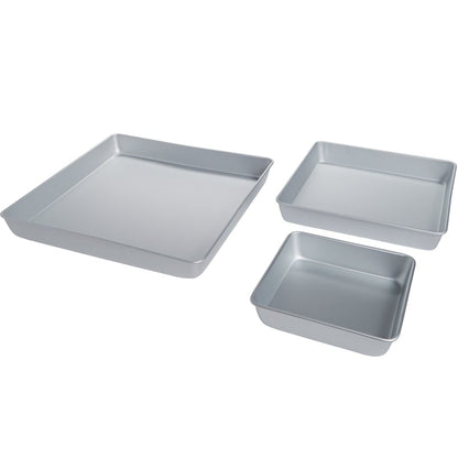 Wilton Nonstick Square Baking Pans - Set of 3