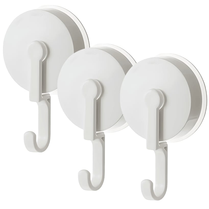 Suction Cup Hooks 3 Pc