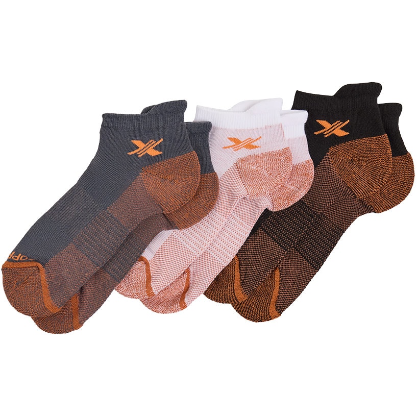 Low-Cut Copper Infused Compression Socks for Men or Women
