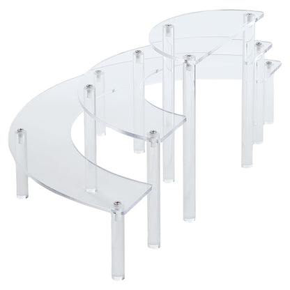 3-Tier Clear Cupcake Stand
