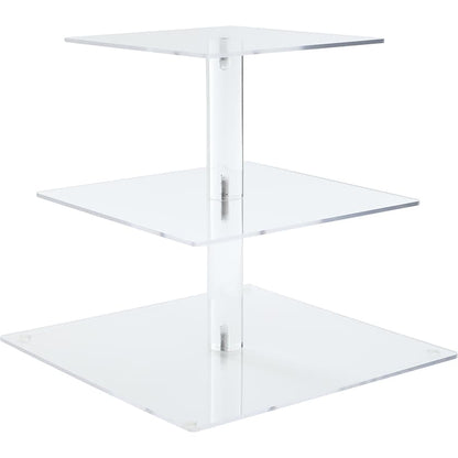 3-Tier Clear Cupcake Stand