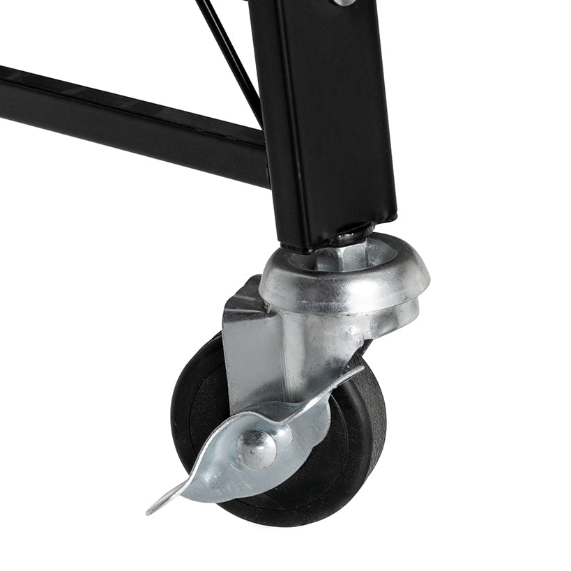 Collapsible Metal Rolling Shelf 3-Tier