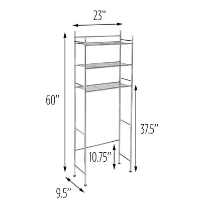 Over-The-Toilet Storage Shelf 3-Tier