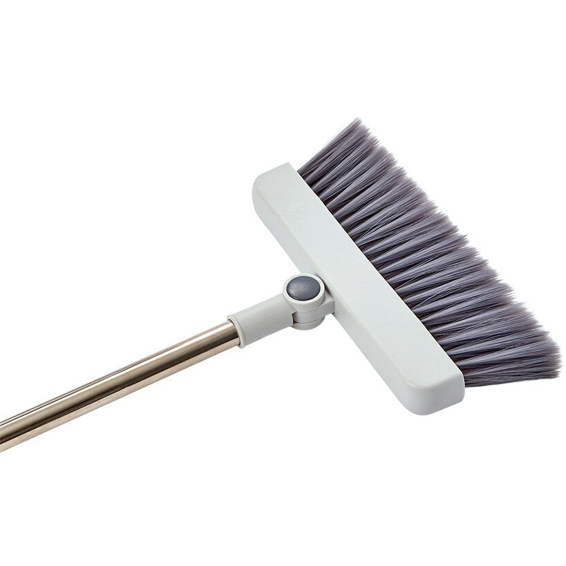 Floor Broom Brush Heads With Dustpan Cleaning Set Indoor Outdoor Use