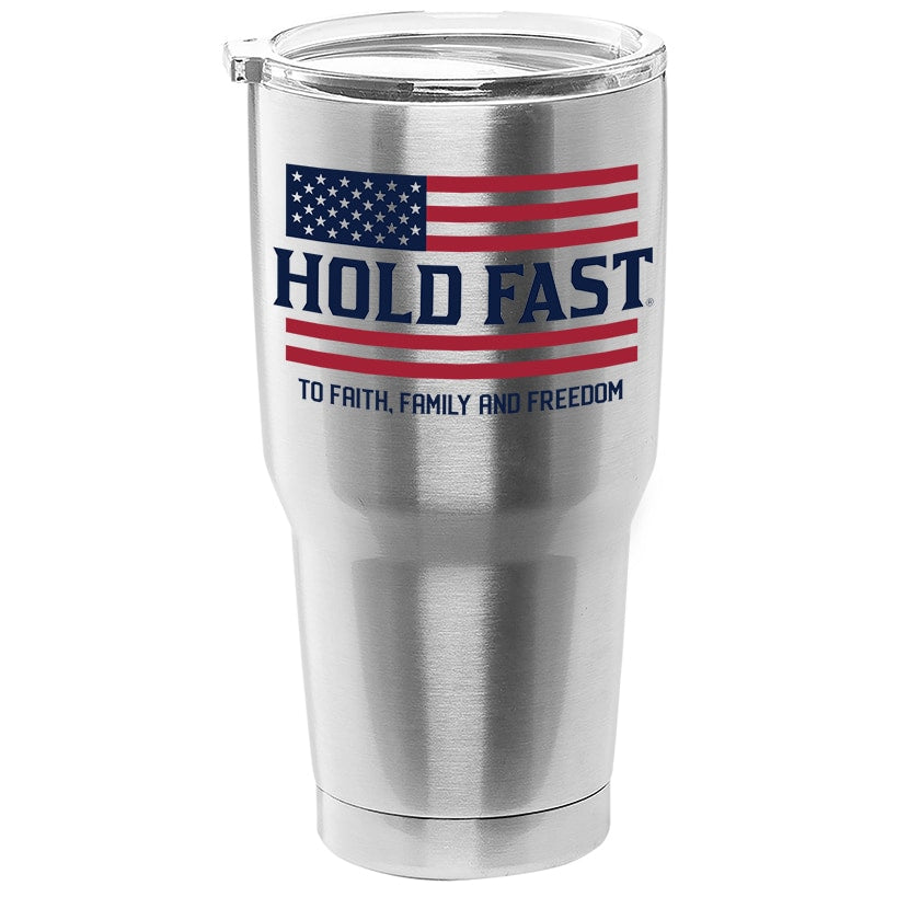 30-Oz Hold Fast American Flag Tumbler