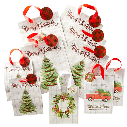 30-Pc. Holiday Gift Bag Set